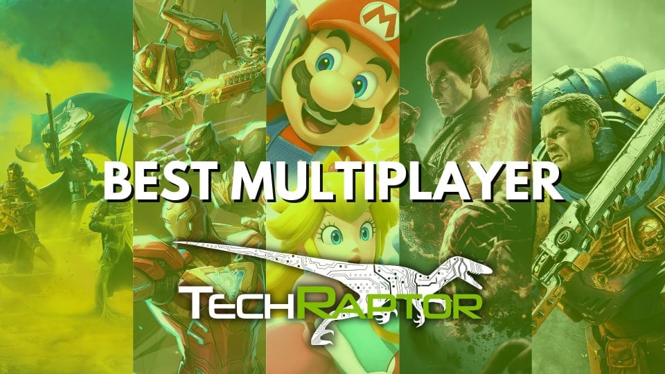 Header image of five games for TechRaptor's 2024 Best Multiplayer award.