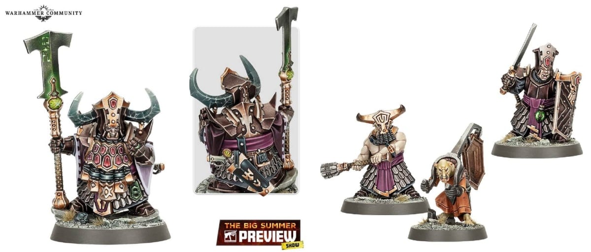 Age of Sigmar Helsmiths of Hashut Army Set War Despot and Infernal Cohort.