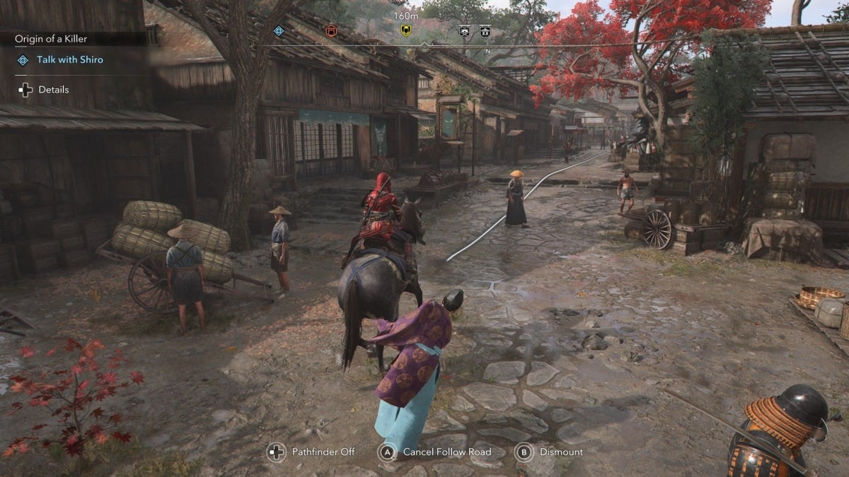 Assassin's Creed Shadows Claws of Awaji Horse Riding