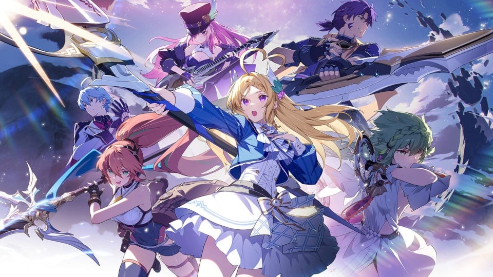 Artwork for Blue Protocol: Star Resonance, which depicts several of its anime-style characters