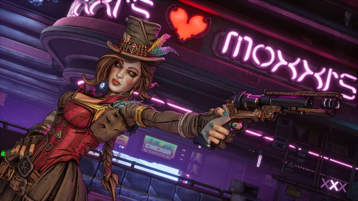 Moxxi stands at the ready in Borderlands 4