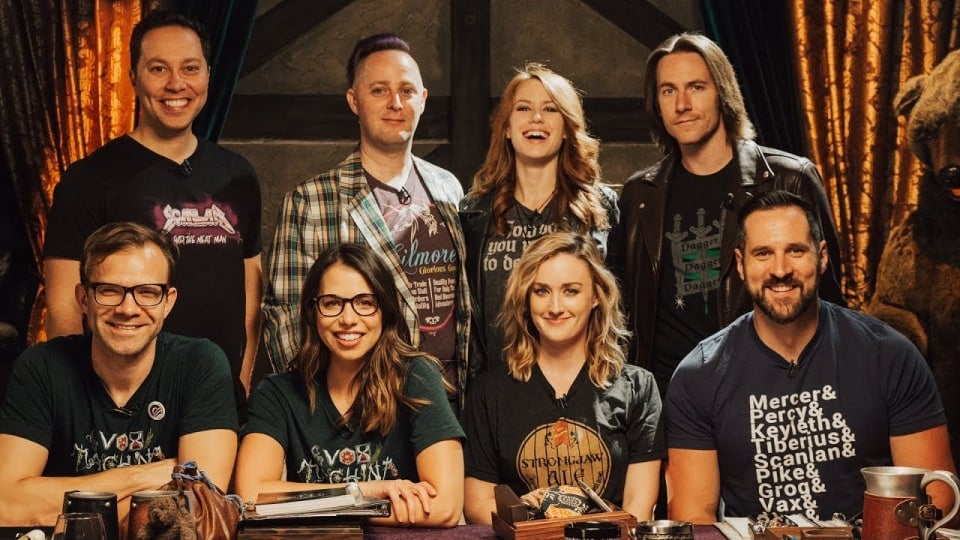 A group photo of the group, Critical Role.