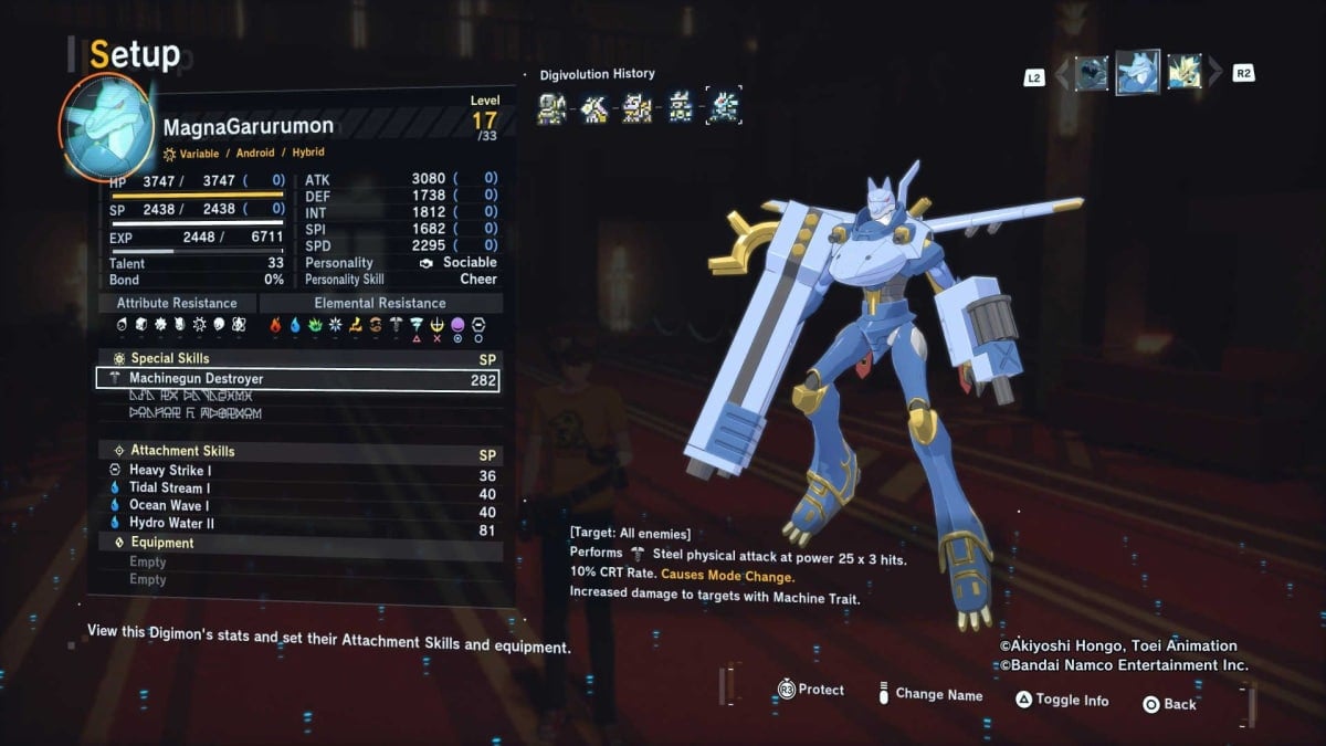 Digimon Story Time Stranger Agunimon and Lobomon 01