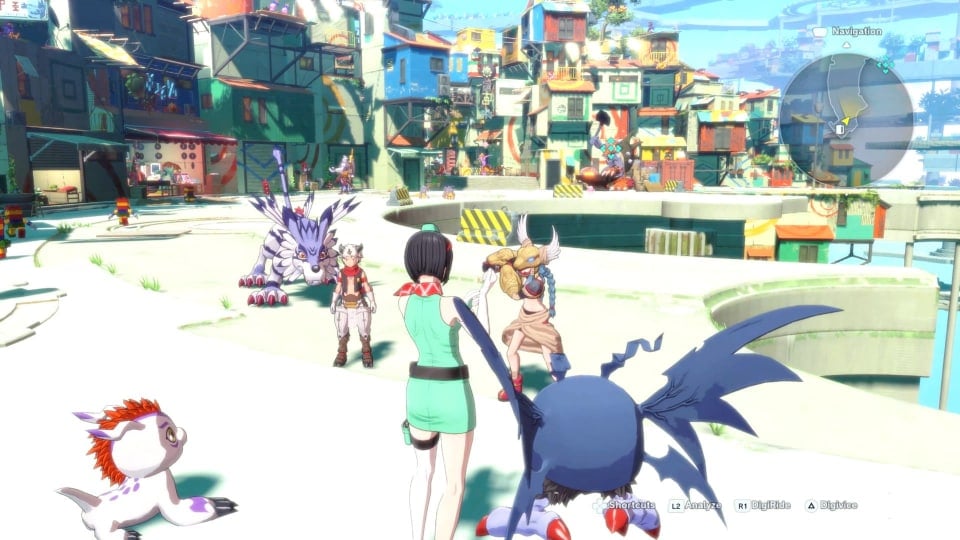 Digimon Story Time Stranger Central Town