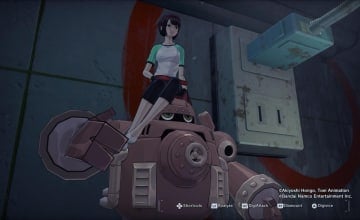 The Agent rides a mount in Digimon Story: Time Stranger