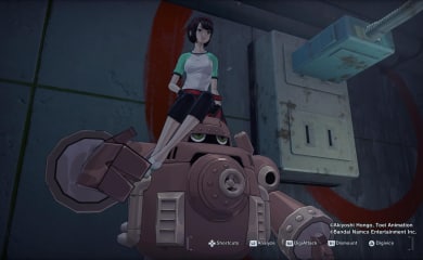 The Agent rides a mount in Digimon Story: Time Stranger