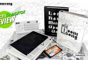 An Image from our Doomsong Review featuring the game books