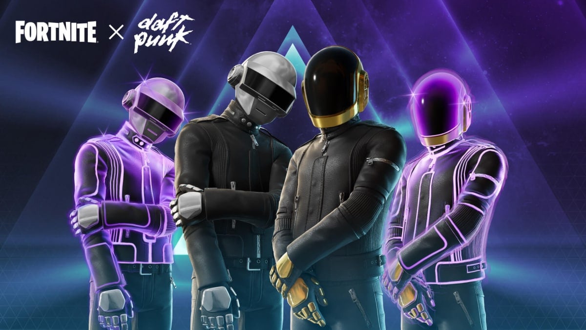 Four new Daft Punk-themed skins in Fortnite
