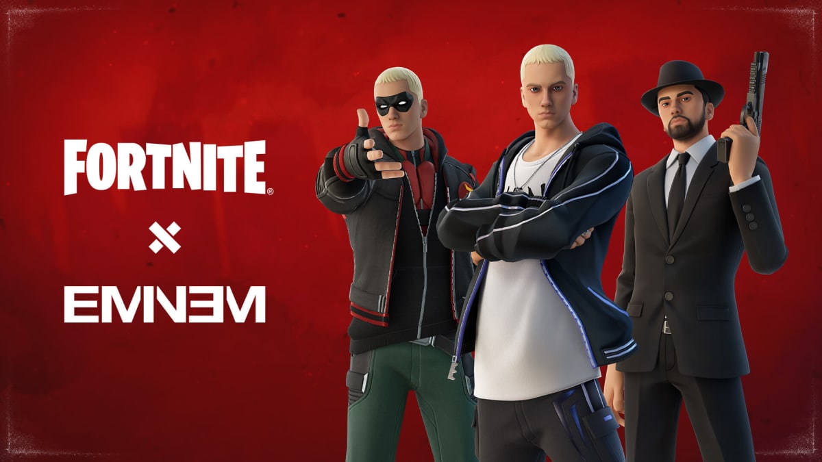 Three Eminem-themed skins in Fortnite