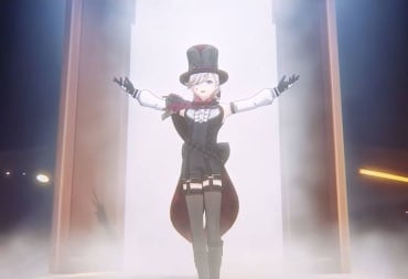 Lyney striking a pose in Genshin Impact