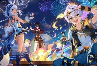 Characters enjoying a festival in Genshin Impact Version 5.8 key art