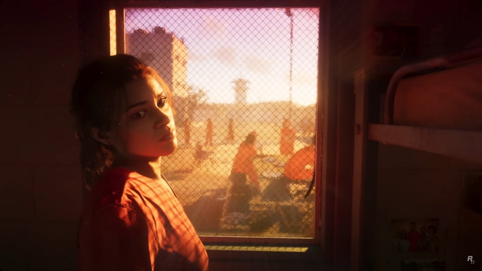GTA6 Player Character in Prison Trailer