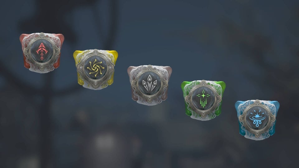 One Glyph of Each Lymbic Sphere in Hell is Us Arranged Diagonally