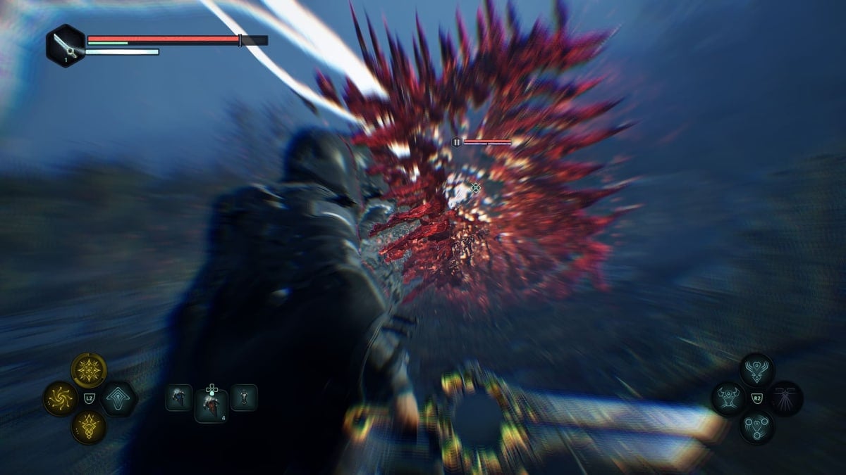 Remi fights the Haze in Hell Is Us