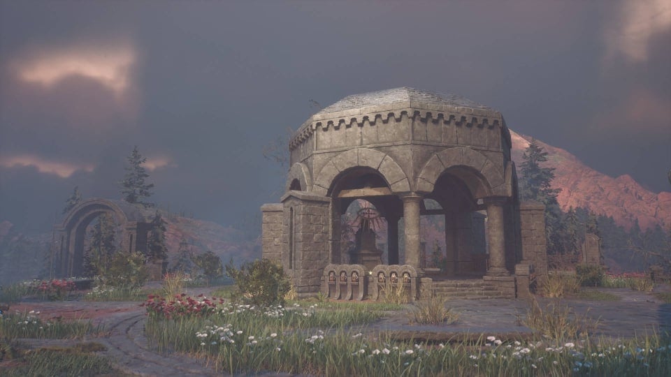 The Jeljin Graveyard Pagoda with the Combination Lock in Hell is Us