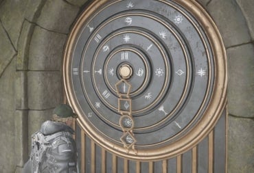 Standing at the Door to the Temple of the Fallen in the Plains of Mist in Hell is Us