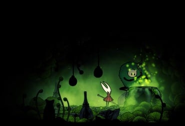 Standing next to the Moss Driud in a dark room.