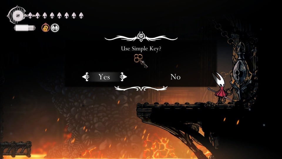 Using a Simple Key in the Deep Docks.