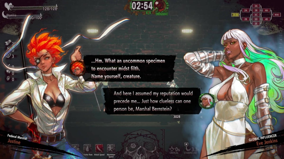 The player talking to Eve Bernstein in Hotel Barcelona