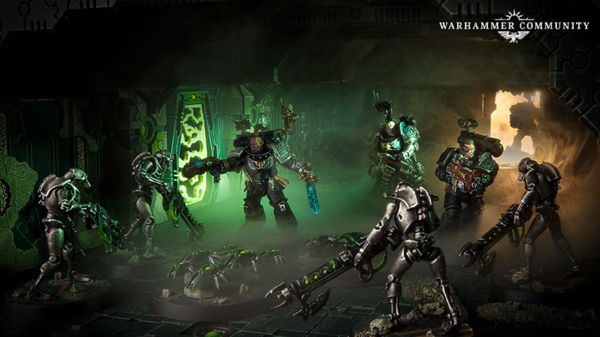 The Deathwatch lead an assault on the Necrons in Kill Team Tomb World.