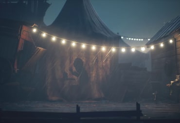 Low and Alone climb a rope ladder in Little Nightmares 3