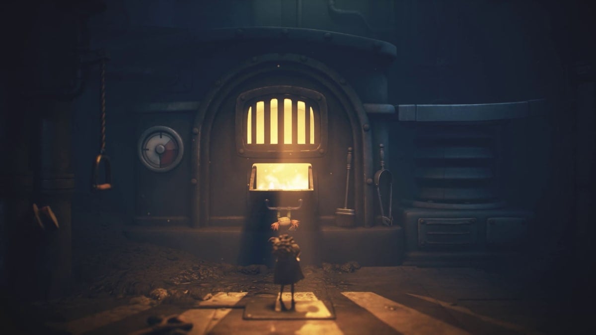 Low and Alone solve the furnace puzzle in Little Nightmares 3