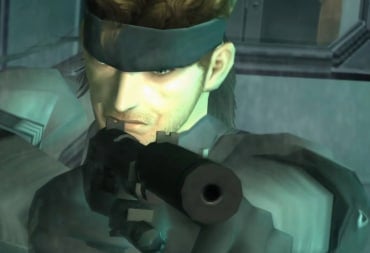 Snake aiming his gun forward in Metal Gear Solid 2: Sons of Liberty, part of the first Metal Gear Solid: Master Collection