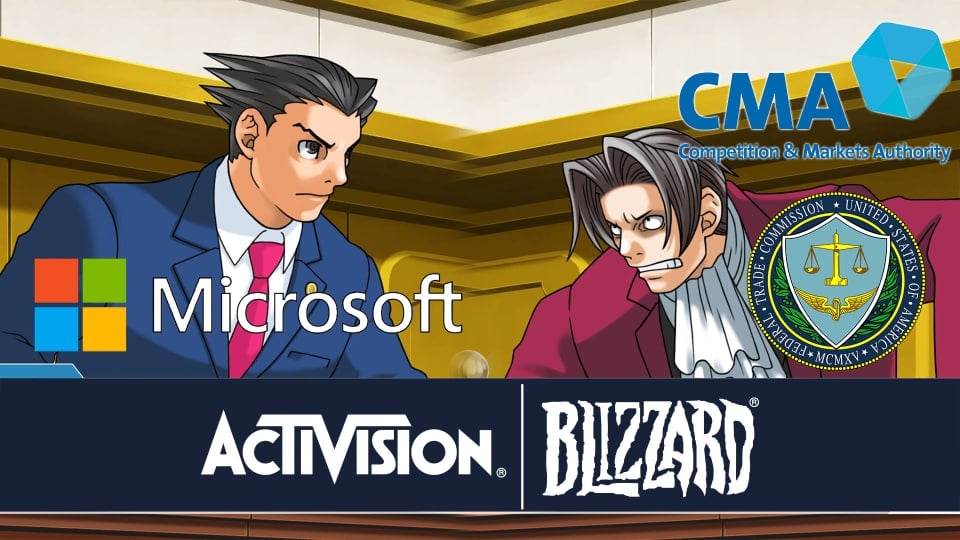 Ace Attorney Parody starring Poenix Wright as Microsoft and Edgeworth as the CMA and FTC