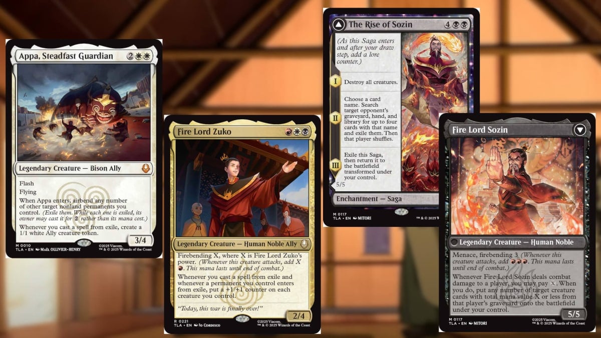 MTG Avatar Preview Airbending and Firebending