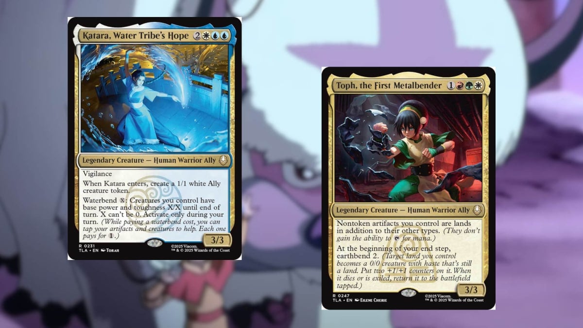 MTG Avatar Preview Waterbending and Earthbending