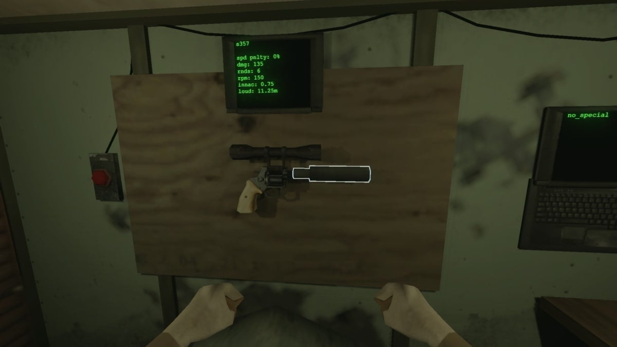 A .357 magnum in Pigface.