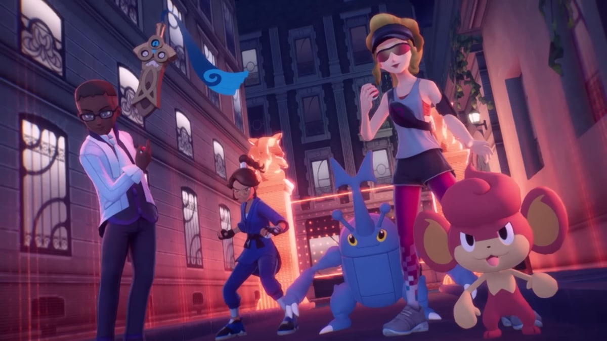 Trainers get ready to fight the protagonist in Pokemon Legends: Z-A
