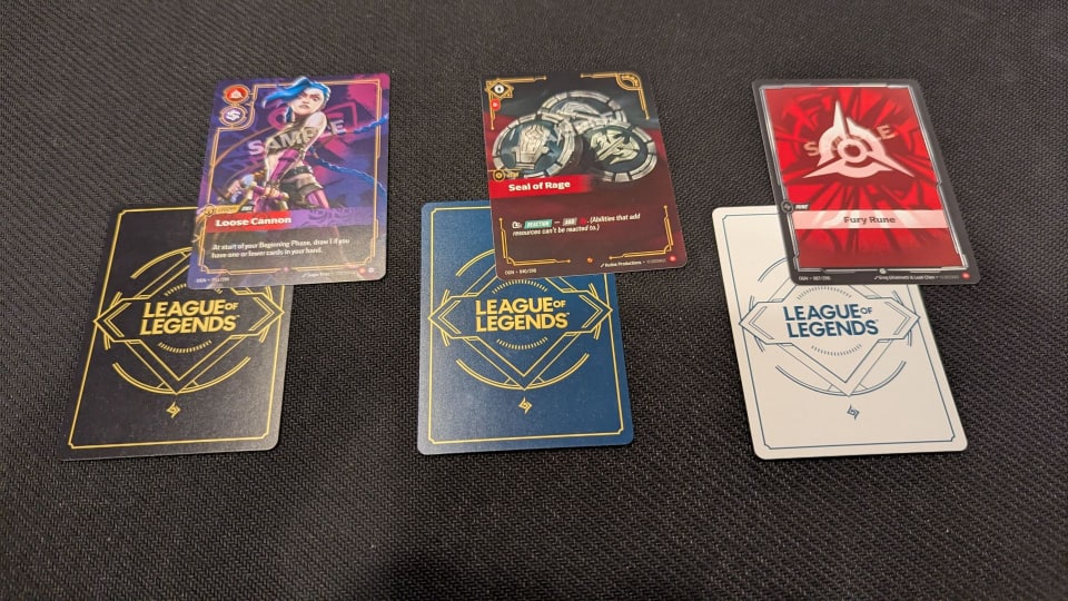 Riftbound League of Legends TCG Card Backs
