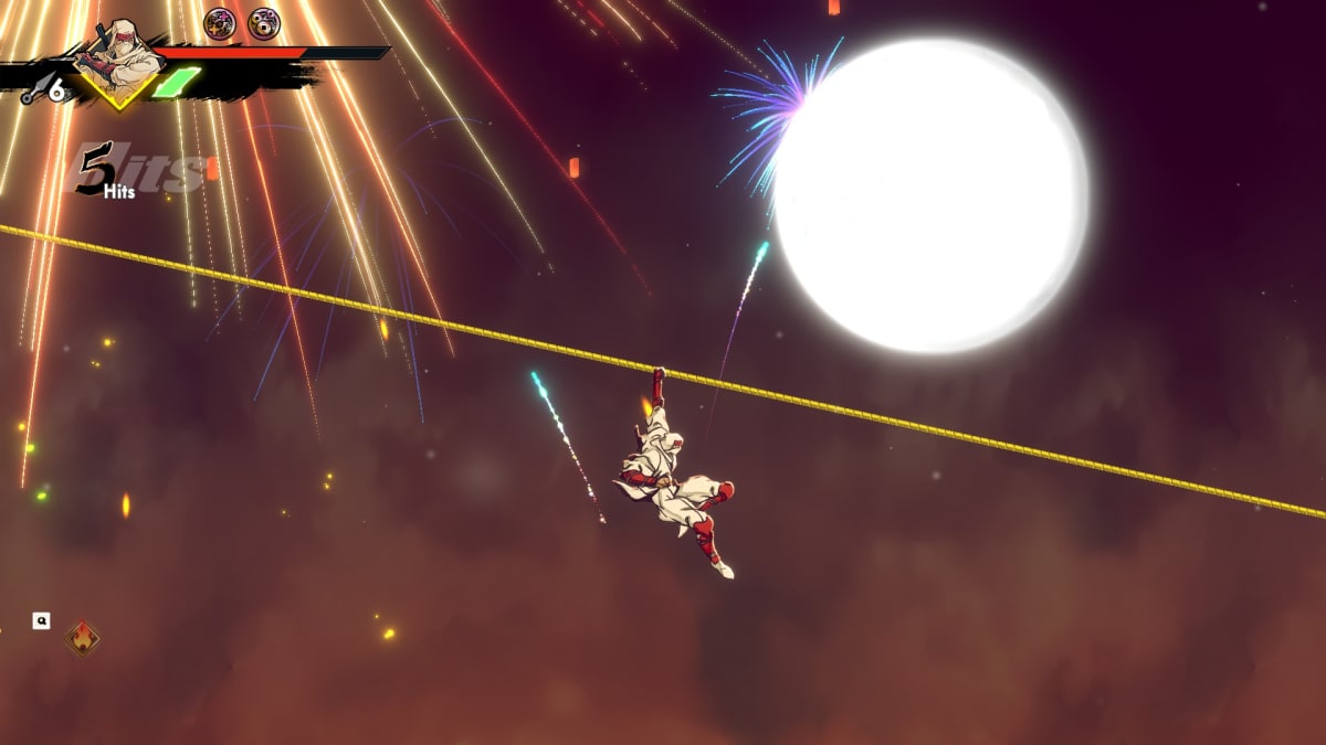 Shinobi Art of Vengeance screenshot of fireworks