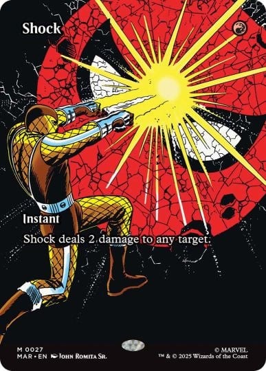 shock spiderman mtg card