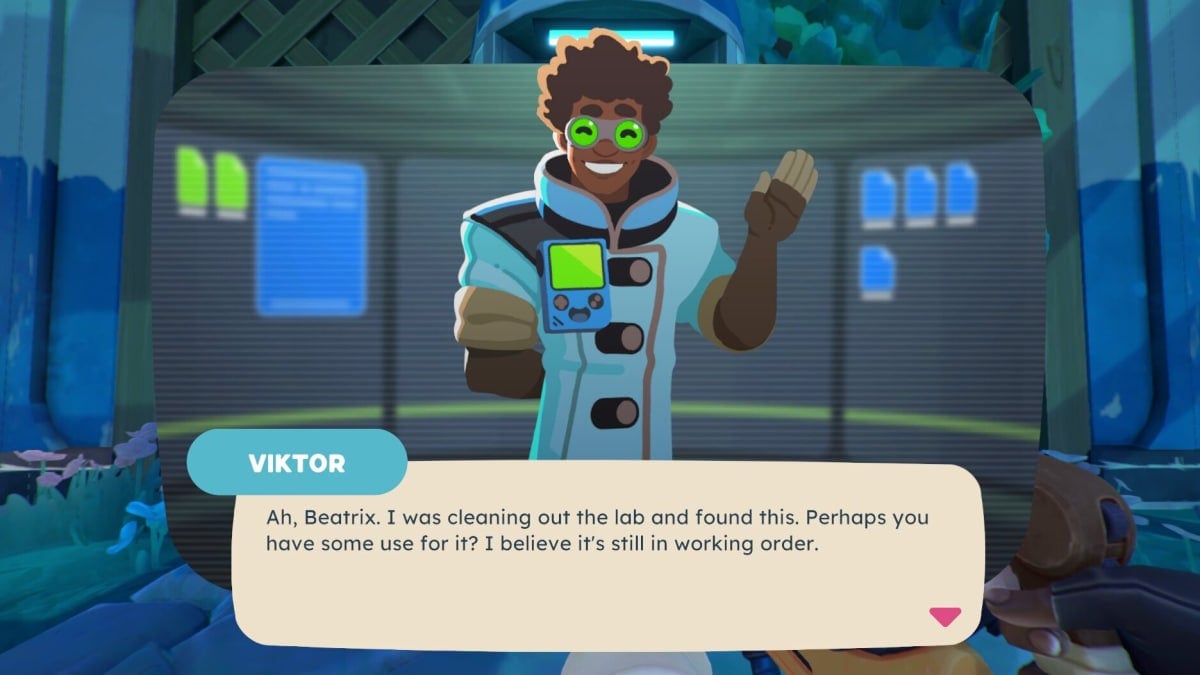 Viktor's recorded message for Beatrix at the Comm Station in Slime Rancher 2.
