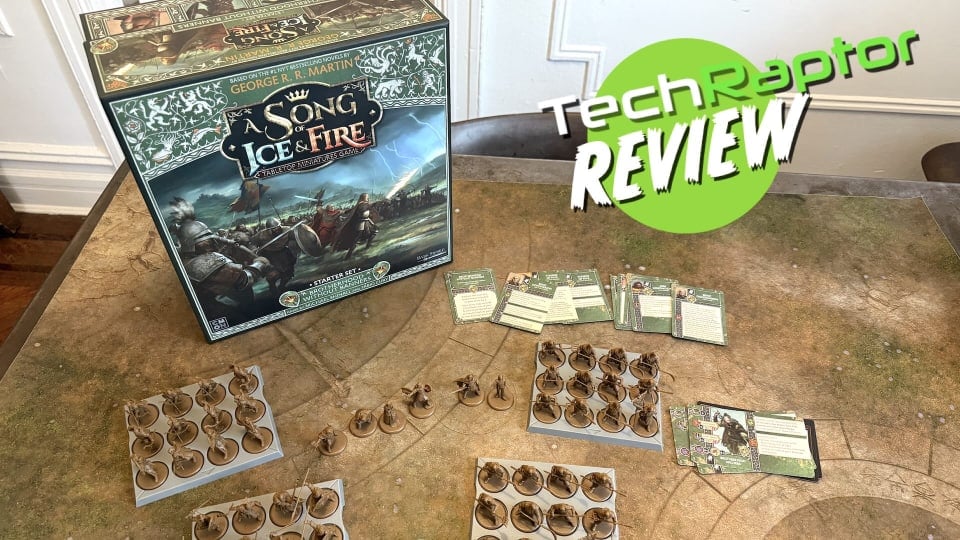An image from our review of Song Of Ice And Fire TMG Brotherhood Without Banners Starter Set featuring the whole army