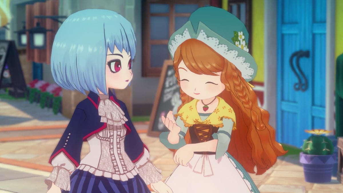 Sophie and June in Story of Seasons Grand Bazaar