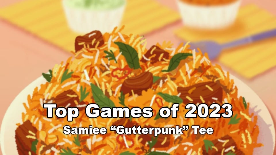 The player plates up some biryani in Venba.