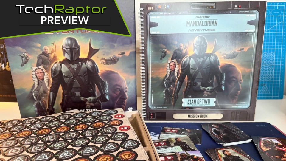 An image from our TechRaptor Preview of the Mandalorian Adventures Clan of Two board game