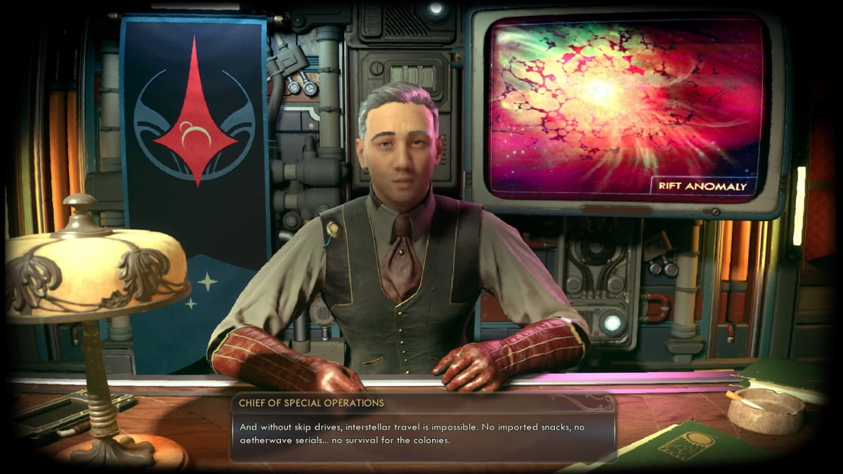 Rift Anomaly shown during opening mission of The Outer Worlds 2