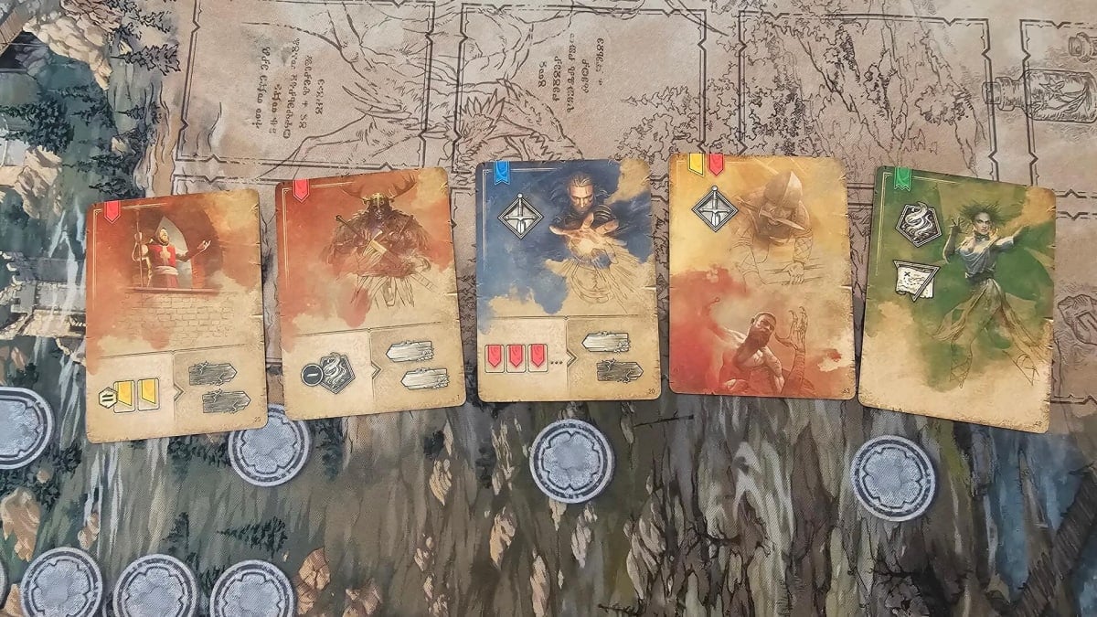 The Witcher Path of Destiny cards.