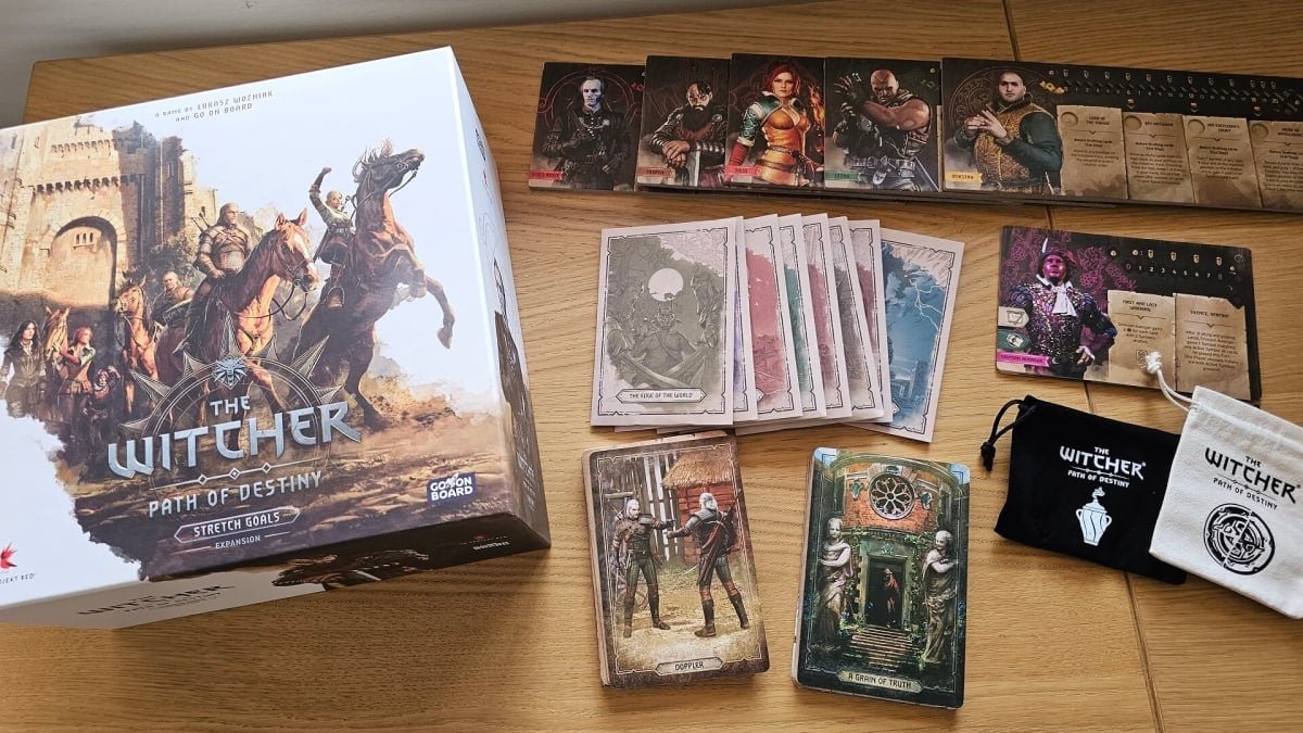 The Witcher Path of Destiny Stretch Goals Box.