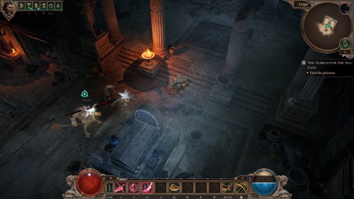 A look at combat from Titan Quest 2