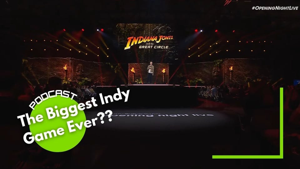 Geoff Keighley introduces Indiana Jones and the Great Circle at Gamescom Opening Night Live 2024