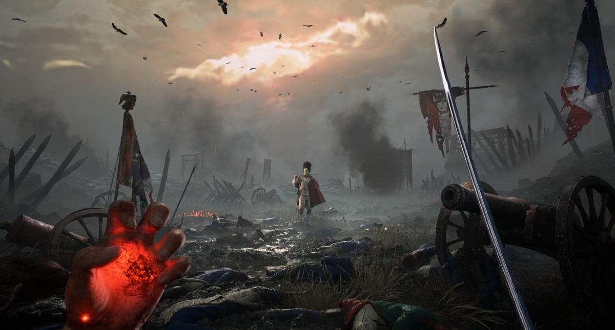 The player approaches a boss in Valor Mortis