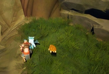 Rescuing a Guide Spirit on a Grassy Cliff in Voyagers of Nera