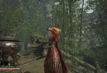 Character drinking from their Manna Vase.