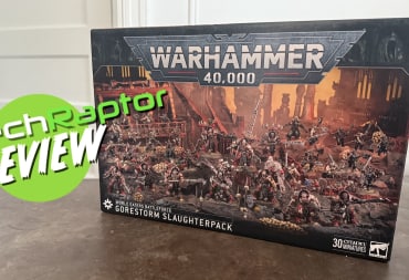 An image from our World Eaters review featuring the Gorestorm Slaughterpack box set.